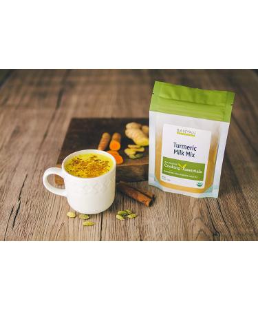 Banyan Botanicals Turmeric Milk Mix 3.5 oz - Organic Ayurvedic Health Booster - Buy Online on SooperMarket.com