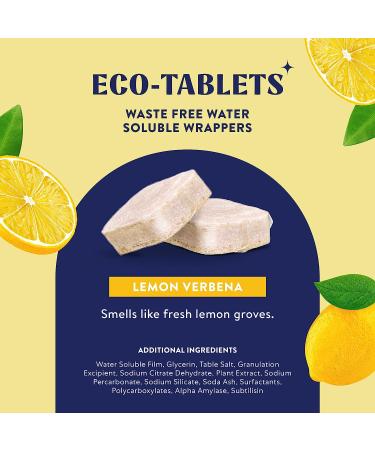 Cleancult Lemongrass Dishwasher Pods - 32 Eco-Friendly Dishwashing Tablets - Coconut-Based Formula - Spotless Clean Dishes - 32 Count - Buy Online on SooperMarket.com