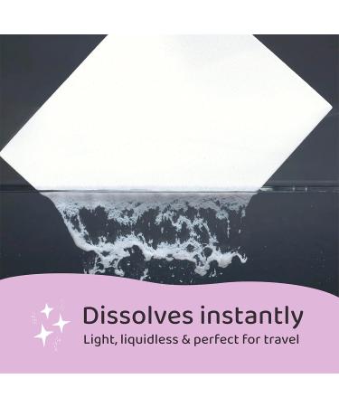 Eco-Friendly Plant Powered Laundry Detergent Strips - 100 Loads Fragrance-Free Ultra Concentrated Plastic-Free | Ideal for Home Travel & Camping - Buy Online on SooperMarket.com