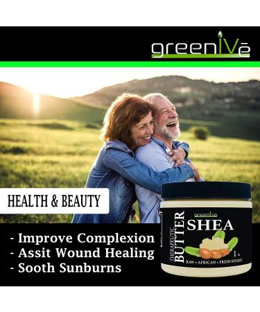 GreenIVe 100% Pure Shea Butter Raw - 8 oz Jar | Exclusively on Amazon - Buy Online on SooperMarket.com