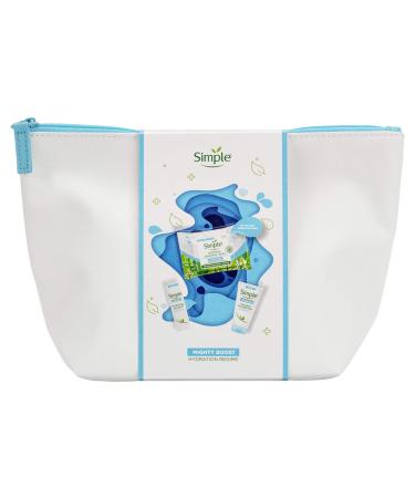 Simple Mighty Boost for dry and dehydrated skin Hydration Regime Gift Set gifts for her 3 Piece