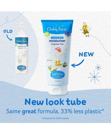 Childs Farm Kids Moisturiser 200ml Unfragranced - Soothes & Hydrates | For Dry, Sensitive, & Eczema-Prone Skin - Buy Online on SooperMarket.com