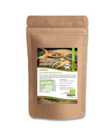 Mynatura organic pumpkin seeds I undooted i vegetable i snack i kernels i muesli i for cooking and baking i (1000g) nutty 1 kg (1 Pack)