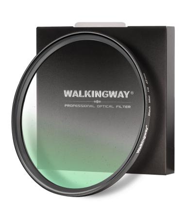 Walking Way 1/4 Black Pro Mist Diffusion Filter 49mm Soft Focus Lens Filter Circular Diffuser Filter Soft Glow Dream Cinematic Dreamy Hazy Diffuser for Portrait/Vlog/Photography/Video 49 mm