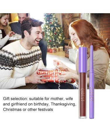Facynde Liquid Lipstick & Lip Liner Set | Velvety Nude Lip Gloss | Waterproof Non-Stick Makeup Gift Set - Buy Online on SooperMarket.com