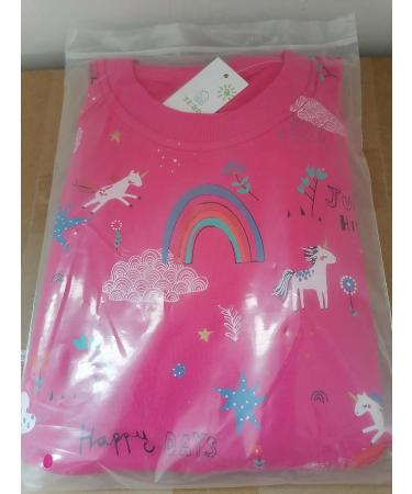Cotton Girls Sweatshirt for Kids | Long Sleeve Casual Jumper | Toddler Clothes | Age 1-12 Years | 7-8 Years | Rose Red - Buy Online on SooperMarket.com