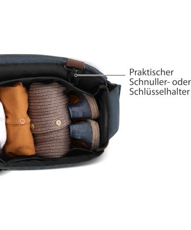 ABC Design Urban Diaper Bag - Stylish Crossbody Messenger with Baby Accessories Large Compartment & Wide Shoulder Strap - Durable Polyester in Lake Color - Buy Online on SooperMarket.com