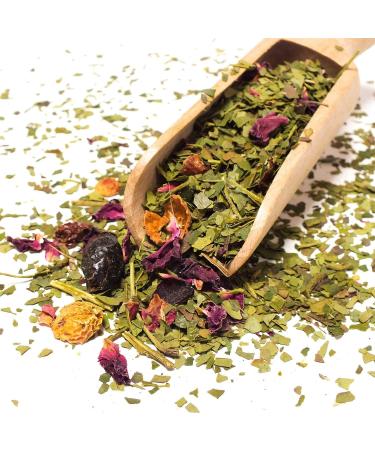 Verde Mate Green Rosa 0 5 kg | Fine yerba mate with rose petals 500 g | Mild taste | Natural caffeine | Yerba Mate tea from Brazil | 500 g - Buy Online on SooperMarket.com