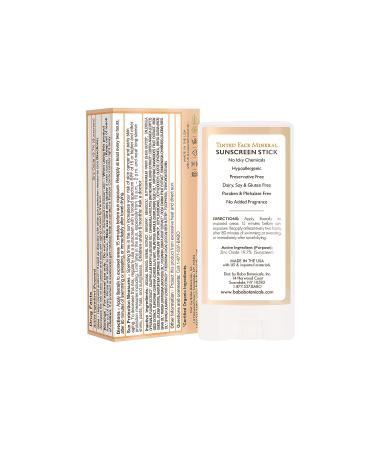 Babo Botanicals Tinted Mineral Stick Sunscreen SPF 50 | Unscented | 0.6 Ounce | 70+ Organic Ingredients - Buy Online on SooperMarket.com
