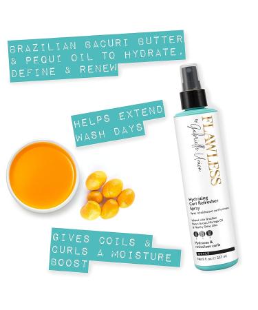 Flawless by Gabrielle Union Hydrating Curl Refresher Hair Spray 8 OZ - For Curly and Coily Hair - Buy Online on SooperMarket.com