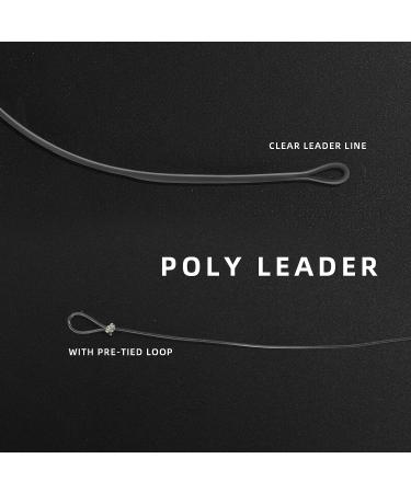 SF Fly Fishing Polyleader Monofilament Core Leader Line for Trout and Salmon - 7FT/10FT, Float/Hover/Intermediate, 3/5/7IPS - Buy Online on SooperMarket.com