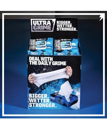 Arctic Hayes BGW2448 Big Wipes Anti-Bacterial Power Spray 1 Litre Black & UltraGrime PRO Multiuse Cleaning Wet Wipes - Big Professional Disposable Wipes - Buy Online on SooperMarket.com
