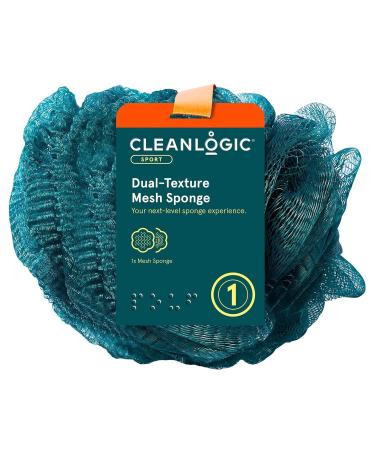 Cleanlogic Sport Exfoliating Body Scrubber Dual-Texture Mesh Sponge - 6 Pack - Buy Online on SooperMarket.com