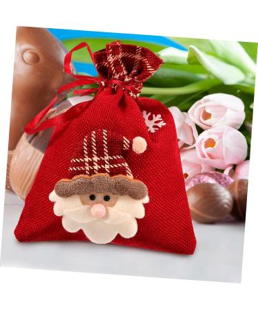 OFFSCH 3pcs Christmas Candy Bag Storage Bags Candy Bags Christmas Container Bag Cloth Small - Buy Online on SooperMarket.com