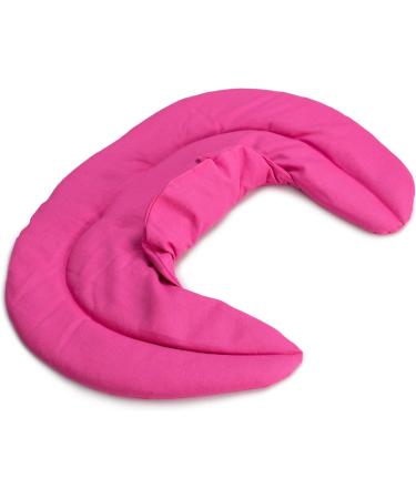 Buy Pink Neck Pillow with Stand-Up Collar | Comfort & Heat Pad - Rapeseed Filling | International Shipping Available - Buy Online on SooperMarket.com