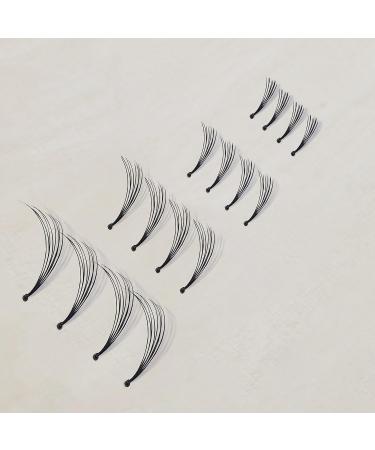 Kurtzy Individual Eyelashes Set (4 pcs) - 8 10 12 14mm Premium Eyelash Extensions for Natural & Dramatic Volume - International Shipping Available - Buy Online on SooperMarket.com