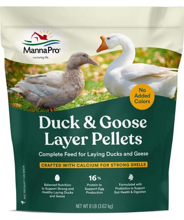 Manna Pro Duck Layer Pellet  High Protein for Increased Egg Production  Formulated with Probiotics to Support Healthy Digestion