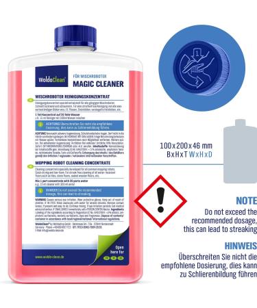 Floral Scent Wiping Robot Cleaning Agent for Ceramic Porcelain Glazed & Stoneware Tiles - Effective International Shipping - Buy Online on SooperMarket.com