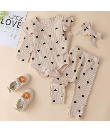 Baby Girl White Lace Ruffle Romper Top + Jeans Shorts Clothing Set | 6-12 Months Brown - Buy Online on SooperMarket.com