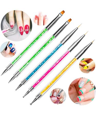 HOMEREVEL Brush Set - 8 Nail Art Brushes for Stunning Designs and Detailing - Buy Online on SooperMarket.com