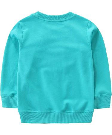 Girls Rainbow Sweatshirt for Kids | Cotton Long Sleeve Pullover Age 1-12 Years | Toddler Casual Jumper T-Shirt - Buy Online on SooperMarket.com