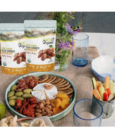 ORGANIC Sun-Dried Apricot - IOS Love Organic- | Purely Apricot - USDA Certified Organic Apricot  NO Added Sugars  Sulfurs or Preservatives | NON-GMO  VEGAN  & KOSHER - Buy Online on SooperMarket.com