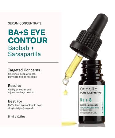 Odacit Brightening Serum Concentrate with Baobob - Anti-Aging Treatment for Dark Circles, Puffiness, and Wrinkles - Vitamins A, E, and F - 0.17 Oz Eye Contour - Buy Online on SooperMarket.com