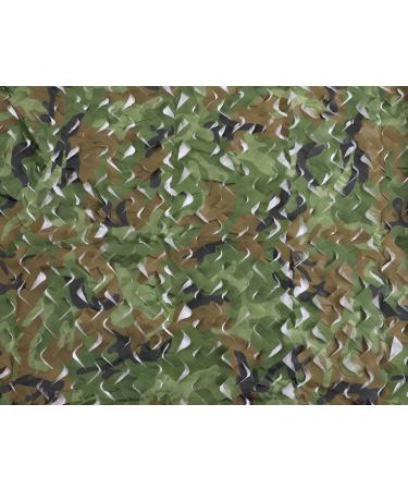 Camo Netting Military Nets Bulk Roll for Army Party Decor 1.5 x 2 M - Woodland Camouflage Net for Hunting Blind, Shooting, Sunshade - 5 X 6.56 FT - Buy Online on SooperMarket.com