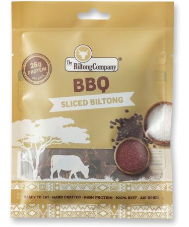 BBQ Sliced Biltong 5 x 50g (250g) Natural Spicy Beef Biltong by The Biltong Company High in Protein & Keto Diet-Approved Lean Biltong Spiced Meat Snack Like Jerky BBQ Flavour 50 g (Pack of 5) - Buy Online on SooperMarket.com