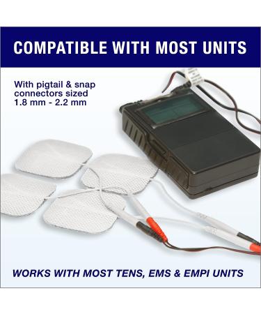 Syrtenty TENS Unit Pads 2x2 20pcs - Reusable Electrode Patches for Electrotherapy - Buy Online on SooperMarket.com