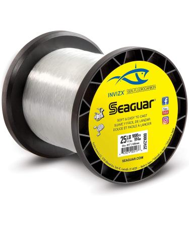Seaguar Invizx 15lb 100% Fluorocarbon Fishing Line - Clear 1000 Yard Spool - Buy Online on SooperMarket.com