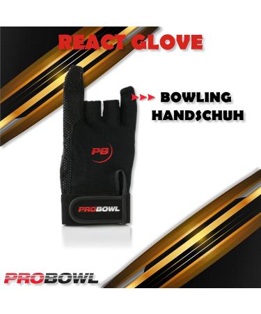 Emax Pro Bowl React Glove | Premium Bowling Glove for All Ages | Enhanced Grip & Hand Protection | Sizes Available for Men Women & Kids - Buy Online on SooperMarket.com