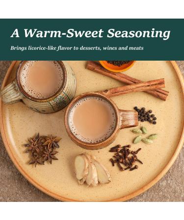 Soeos Star Anise Seeds 6oz (170g) - Non-GMO Verified, Great for Baking and Tea | Chinese Star Anise Pods for Cooking and Tea, Dried Anise Star Spice - Star Anise Bulk - Buy Online on SooperMarket.com