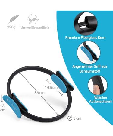 Namaste Sports Pilates Ring | Multifunctional Fitness Trainer with Dual Grip | Ideal for Belly Legs and Pilates Exercises - Buy Online on SooperMarket.com