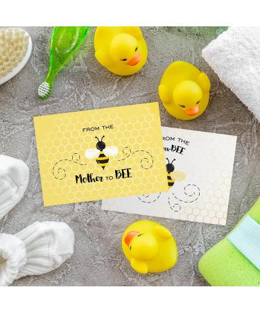 Sweet As Can Bee Thank You Greeting Cards / 24 Baby Shower Note Cards With White Envelopes / 4 Adorable Honeybee Thanks Designs/Made In Canada Yello White Black - Buy Online on SooperMarket.com