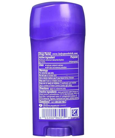 Lady Speed Stick Invisible Dry Antiperspirant & Deodorant Powder Fresh 2.3 oz - Purple - Buy Online on SooperMarket.com