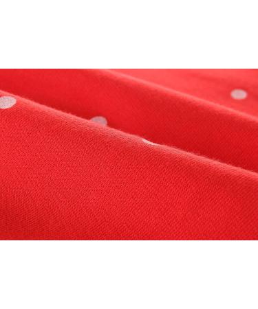 Girls Cotton Sweatshirt for Kids - Red, Long Sleeve Jumper, Age 4-5 Years - Buy Online on SooperMarket.com