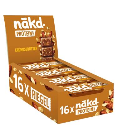 N kd.Protein peanut butter |Protein bar |7g vegetable protein |100% natural ingredients |Without added sugar |Vegan |16 x 45g |720g