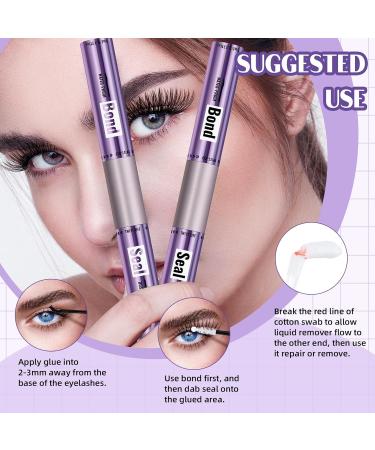 Cluster Lash Glue - Waterproof 10ml Bond & Seal for DIY Lash Extensions | Long-Lasting All Day Wear - Buy Online on SooperMarket.com