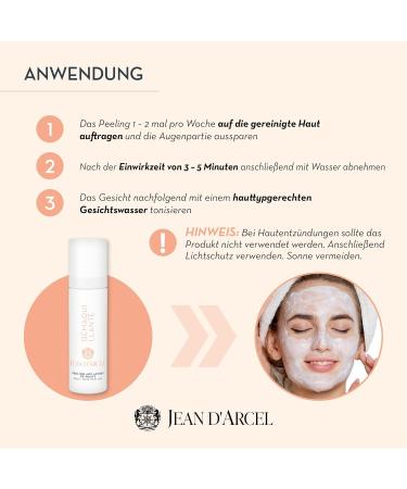 JEAN D'ARCEL D MAQUILLANTE exfoliating aux acides de fruits - glow fruit acid scrub for a refined face - with fruit and succinic acid - fruit acid peeling - 50 ml - Buy Online on SooperMarket.com