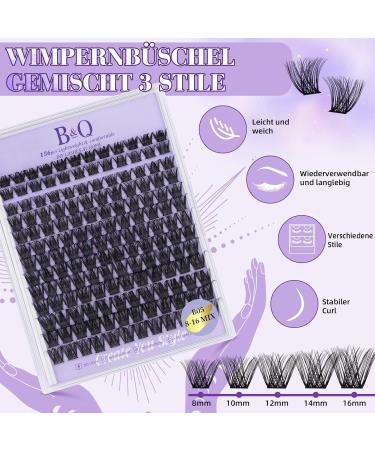 LASH Extension Set 156 PCS | DIY Eyelash Extensions B&C Set with Mascara Brush & Adhesive Remover - B05KIT - Buy Online on SooperMarket.com