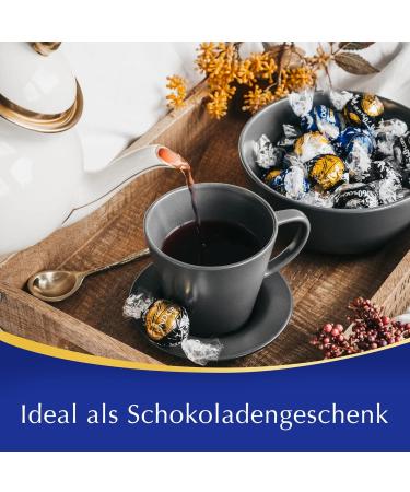 Lindt Lindor Dark Chocolate Mix | 4 x 136g Bags | Gourmet Praline Gift | Dark 60% & 70% Fillings - International Shipping Available - Buy Online on SooperMarket.com