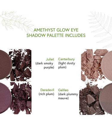 Honeybee Gardens Amethyst Glow Eye Shadow Palette - Natural, Gluten Free, Vegan & Paraben Free - Amazon Exclusive - Buy Online on SooperMarket.com