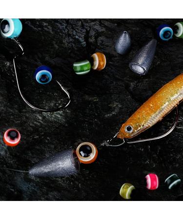 THKFISH Pre-Rigged Texas Bass Fishing Leaders with Weights, Hooks, and Line Kit (5PCS Sinker, 1/4 oz, 1/0# Hooks) - Buy Online on SooperMarket.com