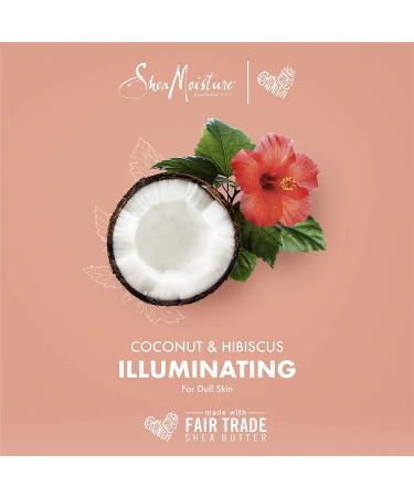 SheaMoisture Illuminating Body Butter - Coconut & Hibiscus | 6 fl oz | Hydrating Skin Care - Buy Online on SooperMarket.com
