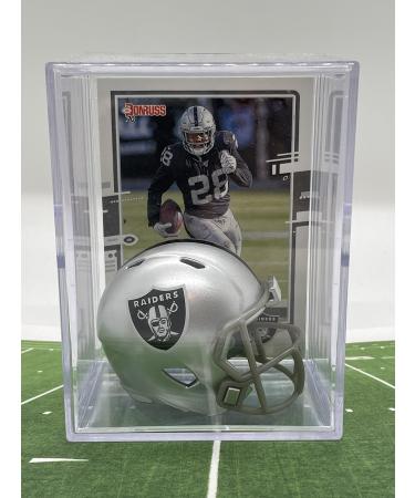 Las Vegas Raiders NFL Helmet Shadowbox w/Josh Jacobs card