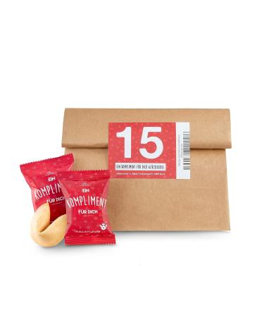 Happiness Cookies - 15 Lucky Compliment Cookies for Birthdays Weddings and Everyday Joy | Perfect Gift for Mom & Advent Calendar Filling - Buy Online on SooperMarket.com