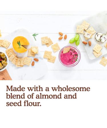 Simple Mills Almond Flour Crackers Farmhouse Cheddar - Gluten Free Snacks 4.25 oz (Pack of 3) - Buy Online on SooperMarket.com