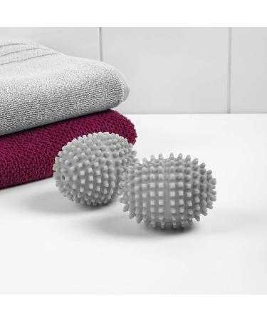 Kleeneze KL066077EU Tumble Dryer Balls - Set of 2 | Reduce Wrinkles & Save Time on Ironing | Reusable Washing Balls for Faster Drying & Softening Clothes | Non-Melting | 6.2 x 8.2cm - Buy Online on SooperMarket.com