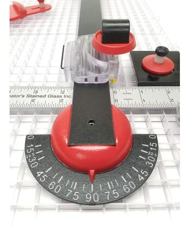 Mini Glass Cutting System for Geometric Shapes with Flying Beetle Glass Cutter - DIY Portable Work Station | Made in USA - Buy Online on SooperMarket.com